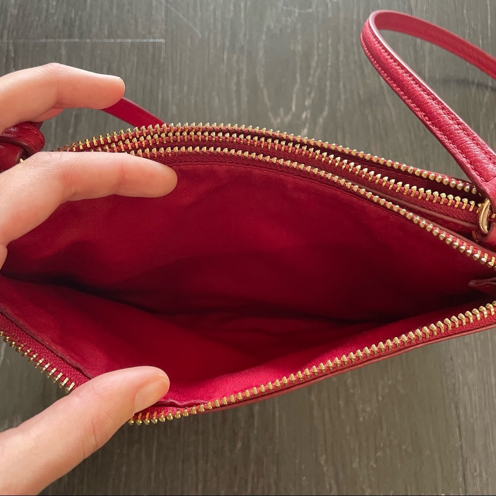 Coach Red Purse - Picture 4 of 6
